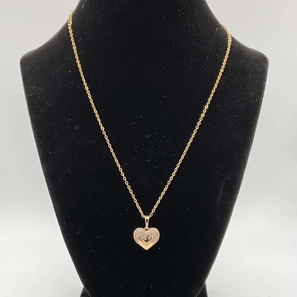 Gold filled Heart Pendant Necklace